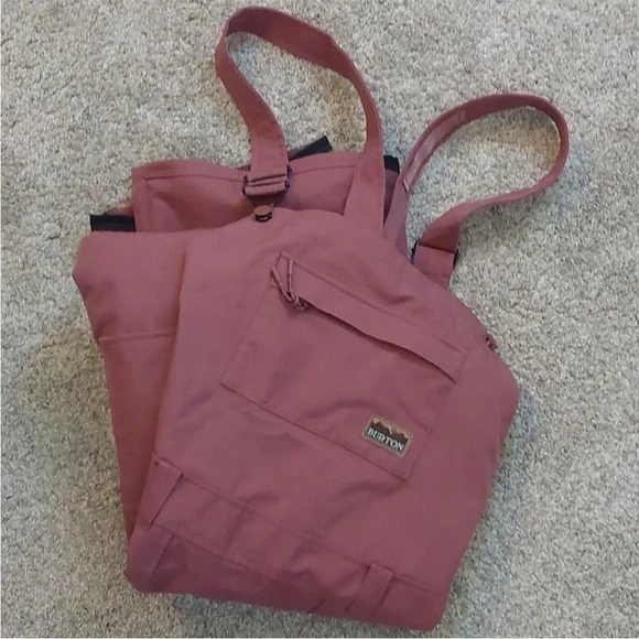 Burton Women's Avalon Bib in Brick Red - Picture 2 of 3